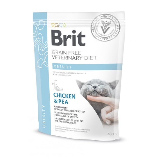 Brit, karma sucha Grain Free VET Diets Cat Obesity 400 g Brit
