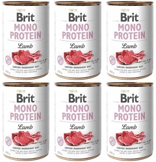 Brit Mono Protein Lamb 6X400G Brit