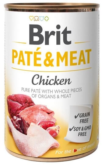 BRIT PATE & MEAT CHICKEN 6x400g Brit