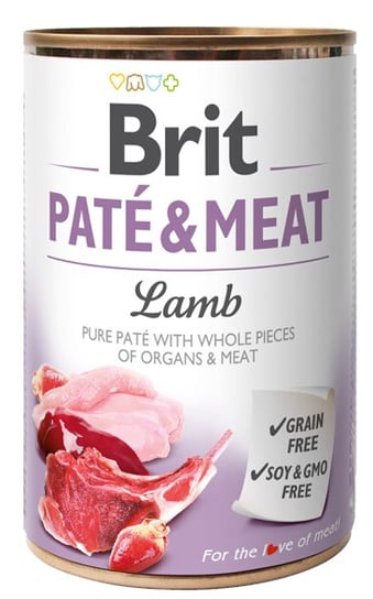 BRIT PATE & MEAT LAMB 400g Brit