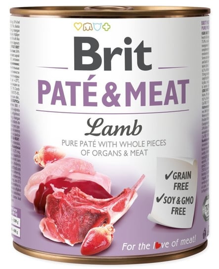 BRIT PATE & MEAT LAMB 800g Brit