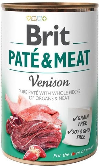 BRIT PATE & MEAT VENISON 6x400g Brit