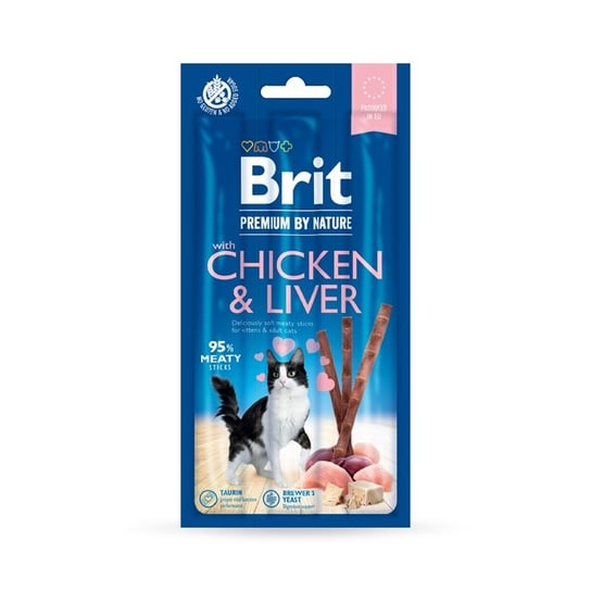 Brit Premium by Nature Cat Sticks Chicken &amp; Liver 15g Brit