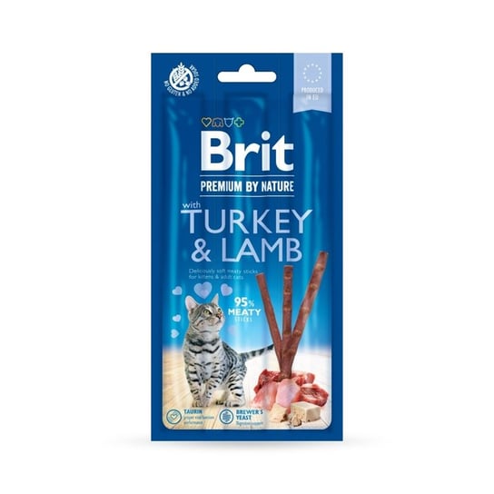 Brit Premium by Nature Cat Sticks Turkey &amp; Lamb 15g Brit