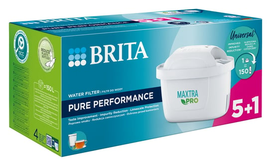 Brita, Filtr do wody MAXTRA PRO Pure Performance, 5+1 szt. Brita