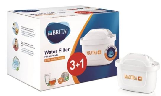 Brita, Filtr Do Wody Mx+ Hard Water Expert 3+1 Szt Brita