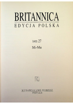 Britannica Tom 27 Mi Mu - Opracowanie zbiorowe | Książka w Empik