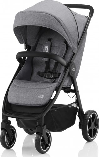 Britax-Romer, B-Agile R, Wielofunkcyjny wózek spacerowy, Elephant Grey Romer