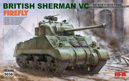 British Sherman VC Firefly 1:35 Rye Field Model 5038 Rye Field Model