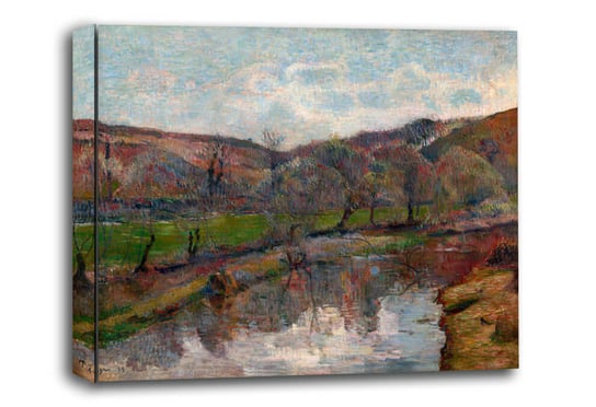 Brittany Landscape, Paul Gauguin - obraz na płótnie 40x30 cm Galeria Plakatu