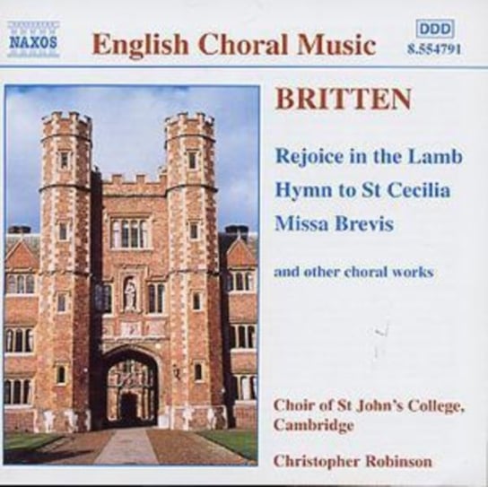 Britten: English Choral Music Robinson Christopher