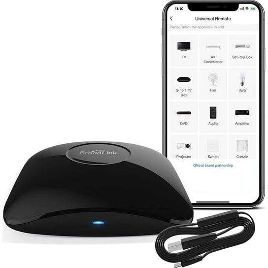 Broadlink RM4 Pro+HTS2 IR RF WiFi Uniwersalny Pilot Smart Home Automation BroadLink