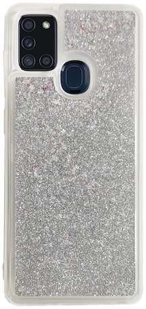 Brokat Tpu Samsung Galaxy A21S Srebrny Bestphone