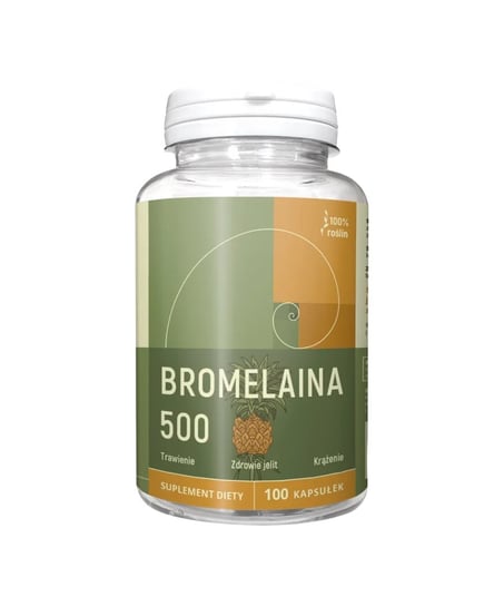 Bromelaina 500mg  Suplement diety, 100 kaps. Nanga Nanga