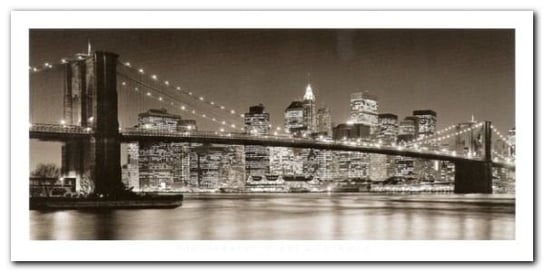 Brooklyn Bridge plakat obraz 100x50cm Wizard+Genius