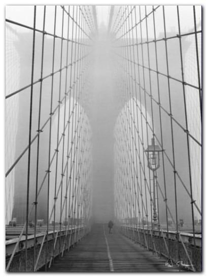 Brooklyn Bridge plakat obraz 60x80cm Wizard+Genius