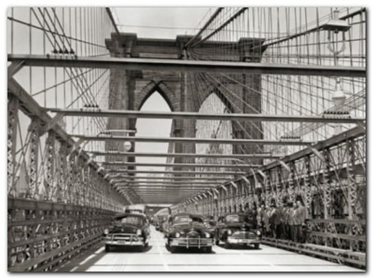 Brooklyn Bridge plakat obraz 80x60cm Wizard+Genius