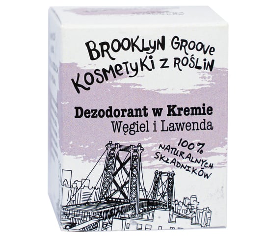 Brooklyn Groove, Dezodorant w kremie Węgiel i Lawenda Brooklyn Groove