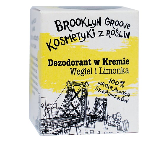 Brooklyn Groove, Dezodorant w kremie Węgiel i Limonka Brooklyn Groove