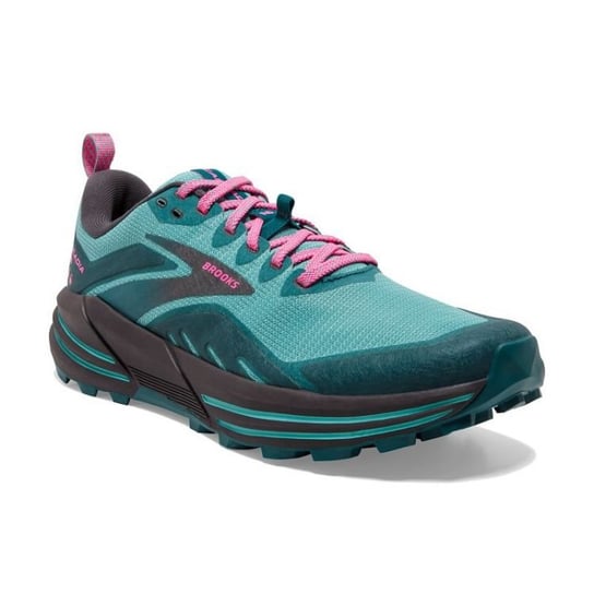 Brooks, Damskie buty do biegania Cascadia 16, turkusowo-czarne, rozmiar 38 Brooks