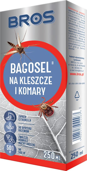 Bros Bagosel, Preparat przeciw komarom, 250 ml BROS