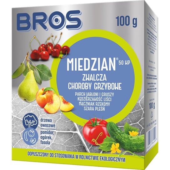 Bros Miedzian 50 WP Środek Grzybobójczy 100g BROS