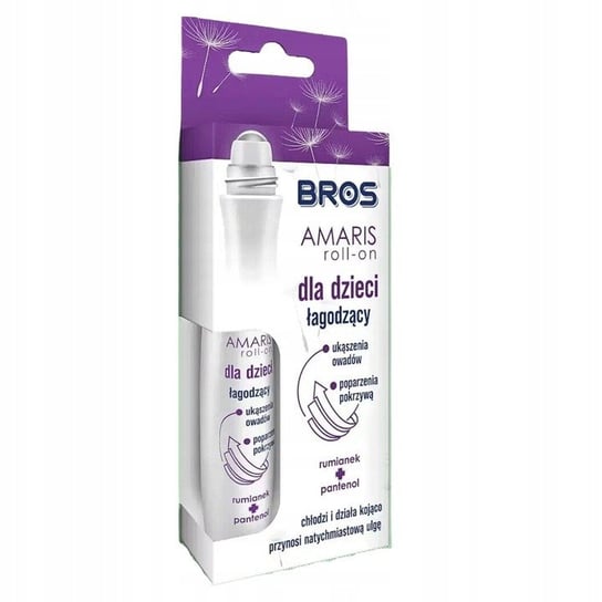 Bros, Roll-on Amaris dla dzieci łagodzący ukąszenia, 15 ml Bros