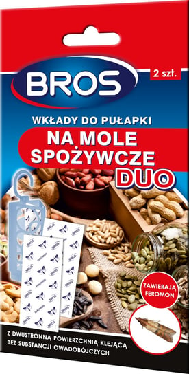 BROS wkłady do pułapki na mole spożywcze DUO 2szt BROS Sp.j.