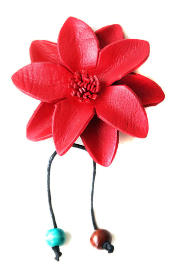 Broszka Kwiatek  Rękodzieło Indie Jakarta