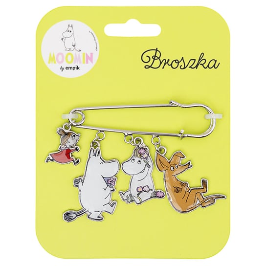 Broszka, Moomin Spring, 4 zawieszki Empik