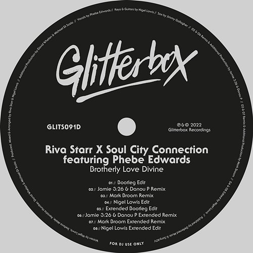 Brotherly Love Divine Riva Starr X Soul City Connection feat. Phebe Edwards