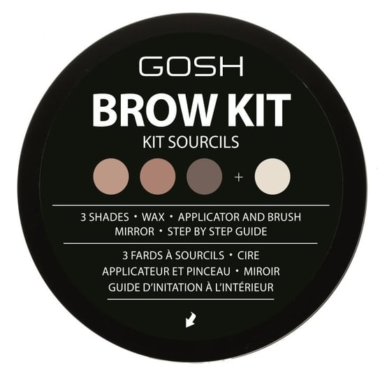 Brow Kit zestaw do stylizacji brwi 001 Gosh