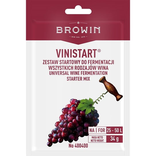 Browin Vinistart Zestaw Startowy Do Wina 34 G Browin