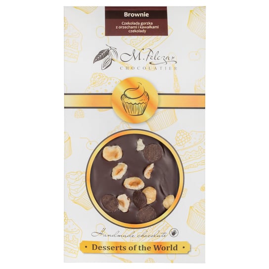 Brownie - Czekolada Gorzka Z Orzechami I Kawałkami Czekolady M. Pelczar Chocolatier