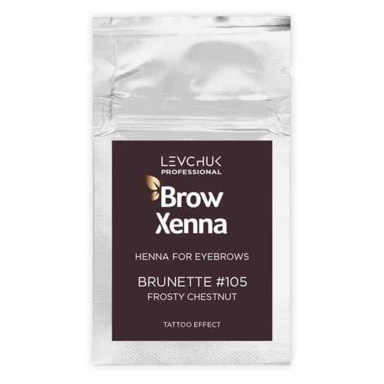 BrowXenna, Henna w saszetce 105 Frosty Chestnut, 6 g BrowXenna