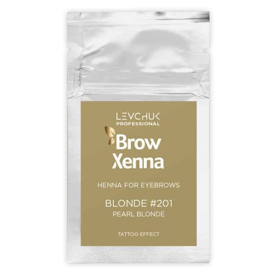 BrowXenna, Henna w saszetce 201 Pearl Blond, 6 g BrowXenna
