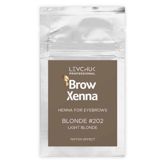 BrowXenna, Henna w saszetce 202 Light Blond, 6 g BrowXenna