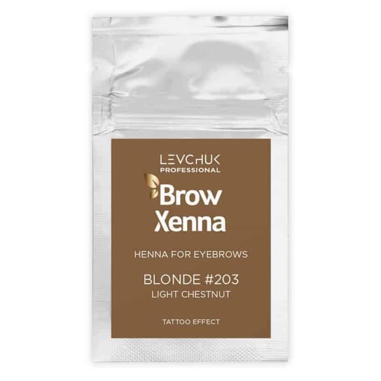 BrowXenna, Henna w saszetce 203 Light Chestnut, 6 g BrowXenna