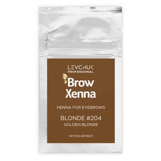 BrowXenna, Henna w saszetce 204 Golden Blond, 6 g BrowXenna