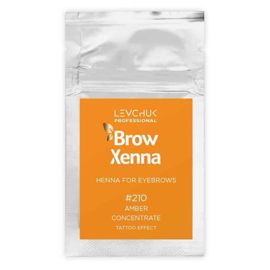 BrowXenna, Henna w saszetce 210 Amber Concentrate, 6 g BrowXenna