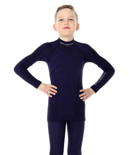 Brubeck, Bluzka termoaktywna chłopięca z długim rękawem, Active Wool Junior, rozmiar 140/146 BRUBECK