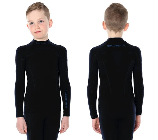 Brubeck, Koszulka chłopięca termiczna, Thermo Junior, czarny, rozmiar 152/158 BRUBECK
