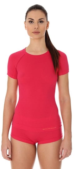 Brubeck, Koszulka damska termiczna z krótkim rękawem, Active Wool, różowy, rozmiar M BRUBECK