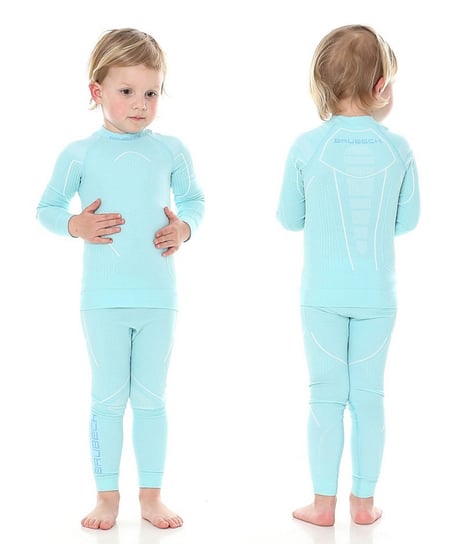 Brubeck, Koszulka dziewczęca termiczna, Thermo Junior, błękitny, rozmiar 104/110 BRUBECK