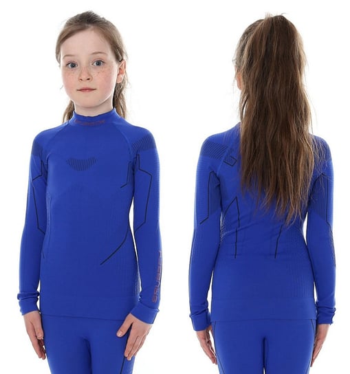 Brubeck, Koszulka dziewczęca termiczna z długim rękawem, Thermo Junior, kobaltowy, rozmiar 128/134 BRUBECK