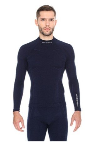 Brubeck, Koszulka męska termiczna z długim rękawem, Extreme Wool, rozmiar XL BRUBECK