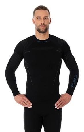 Brubeck, Koszulka męska termiczna z długim rękawem, Thermo, czarny, rozmiar L BRUBECK