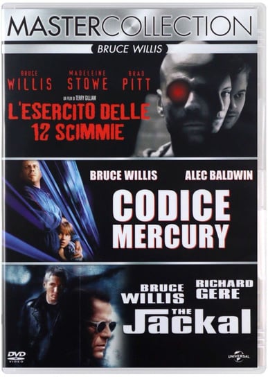 Bruce Willis Collection (The Jackal / Mercury Rising / Twelve Monkeys) (Szakal / Kod Merkury / 12 małp) Caton-Jones Michael
