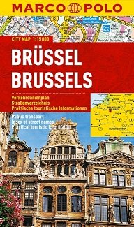 Bruksela. Plan miasta 1:15 000 Marco Polo
