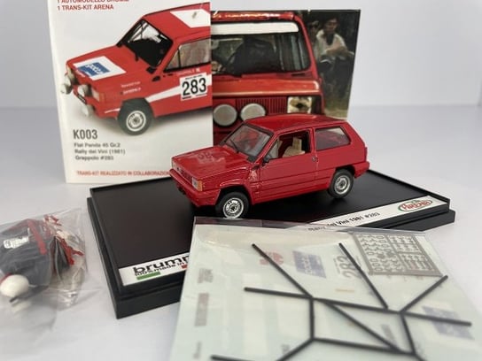 Brumm Fiat Panda 45 Gr.2 Rallye Dei Vini 1981  1:43 K003 Brumm